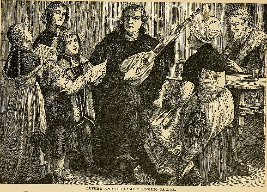 Martin Luther Playing Music