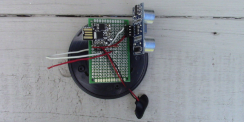 social distance sensor under construction